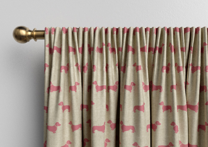 Emily Bond Peggy, Raspberry - Made to Measure Curtains - Image 9